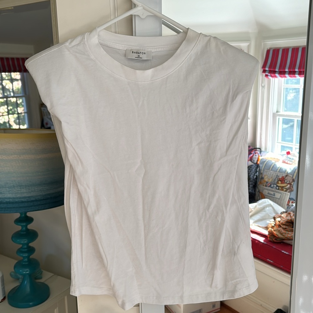 Aritzia shoulder pad top